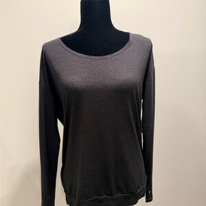 Diadora Black Women's Long-Sleeve Jersey Top